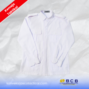 Kemeja Tactical Putih Custom JASCO